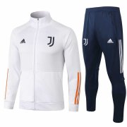 2020-2021 Juventus White Jacket Soccer Training Suit