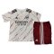 20/21 Arsenal Away White Kids Jersey Kit(Jersey + Short)