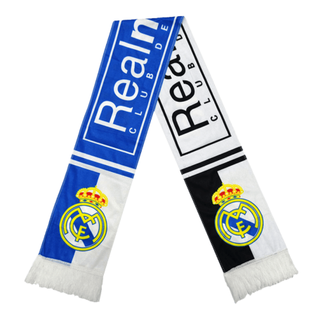 Real Madrid Blue&White Scarf