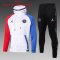 Kid's 2020-2021 PSG x Jordan Hoodie White Jacket Soccer Training Suit