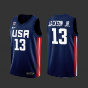 Men's USA Basketball Navy Jersey 2023 #Jaren Jackson Jr