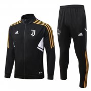 Men's Juventus Black Training Jacket + Pants Set 22/23
