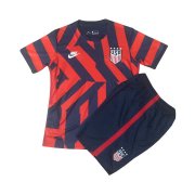 21/22 USA Away Soccer Kit (Jersey + Short) Kid's