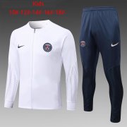 Kid's PSG White Training Jacket + Pants Set 22/23