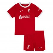 Kid's Liverpool Home Jersey + Short Set 23/24