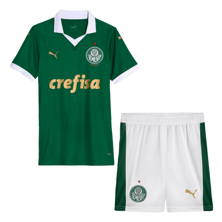 Kid's SE Palmeiras Home Jersey + Short Set 24/25