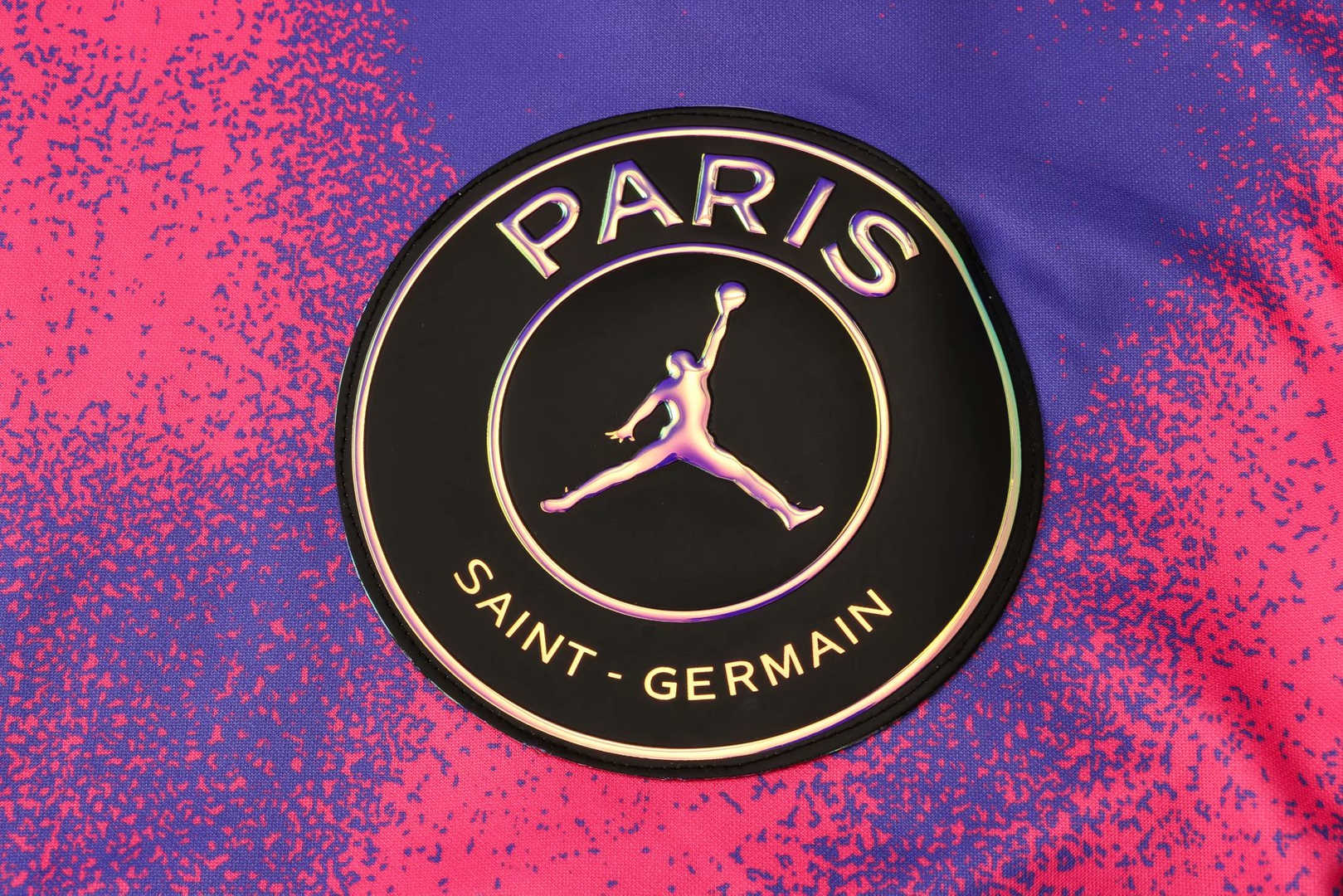 21/22 PSG x JORDAN Hoodie Pink Soccer Training Suit(SweatJersey + Pants) Men's 