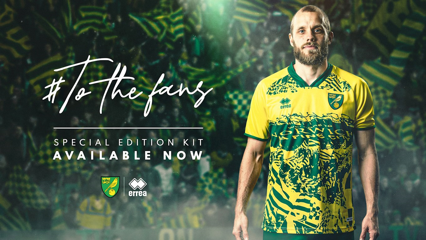 Men's Norwich City Yellow to the Fans Jersey 21/22