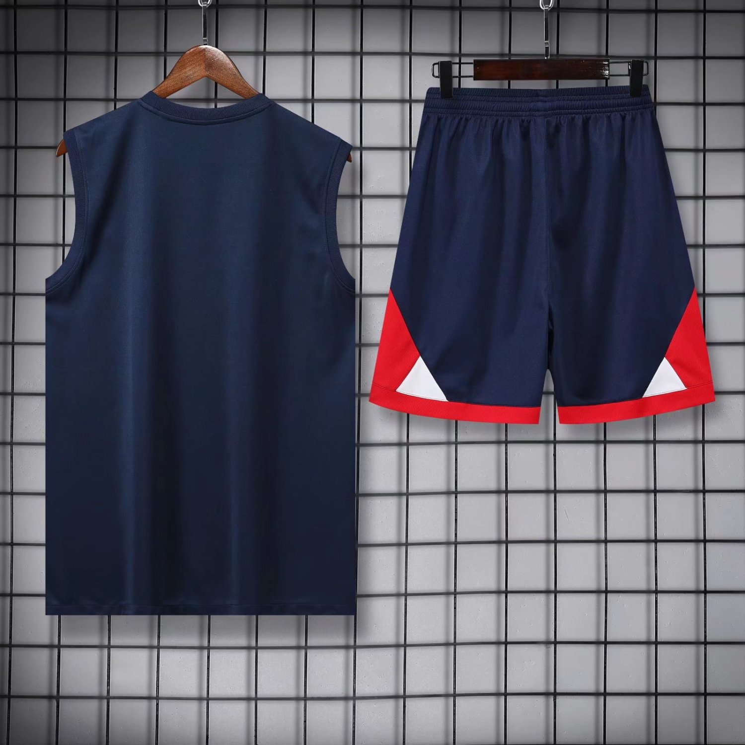 Men's PSG x Jordan Royal Singlet + Short Set 22/23