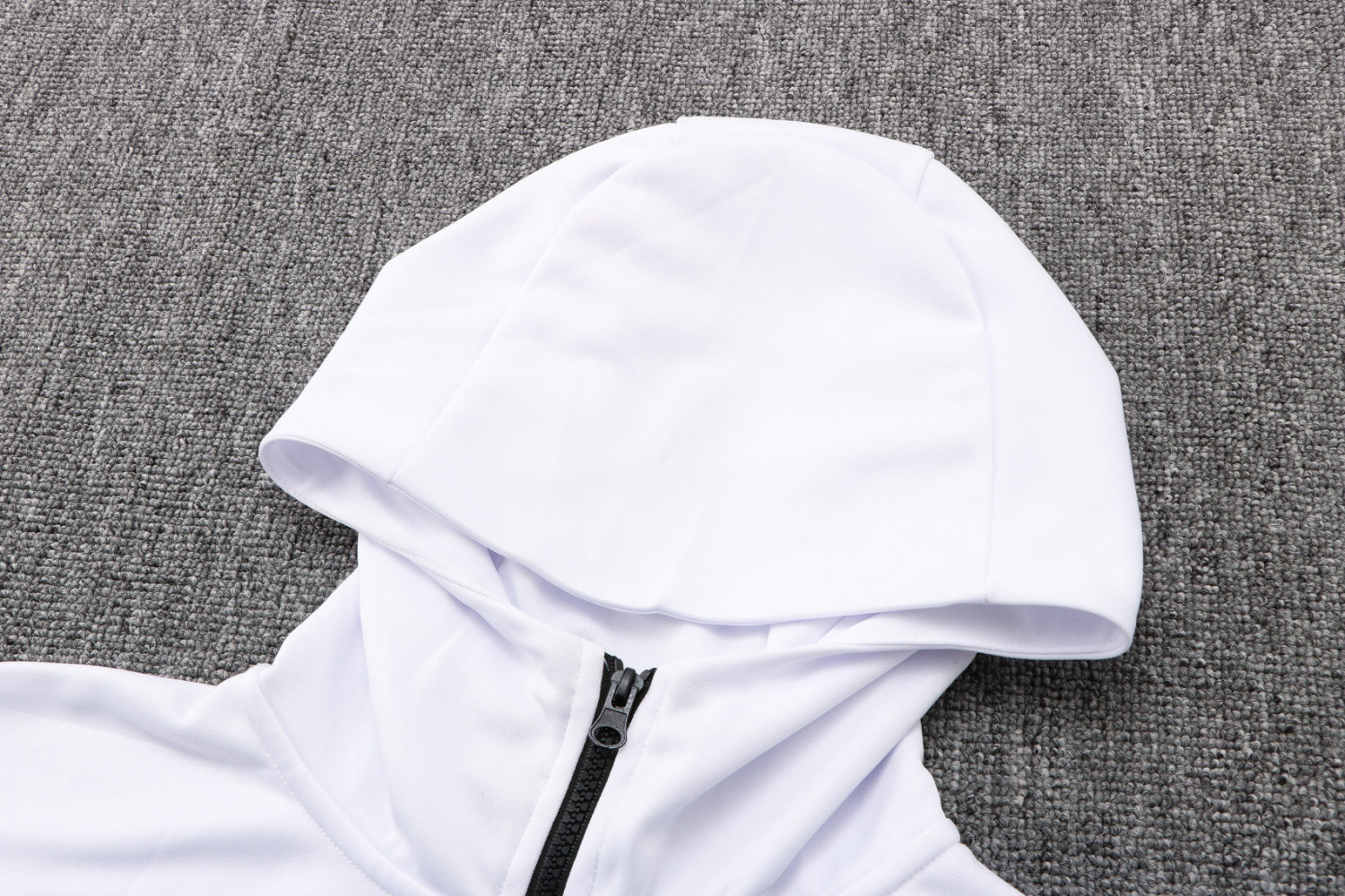 Men's France Hoodie White Training Suit Jacket + Pants 2022