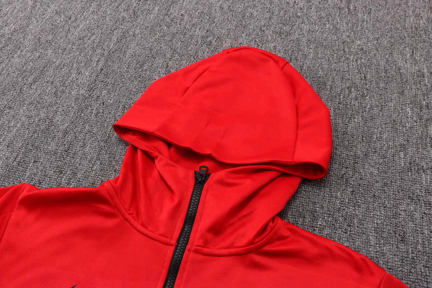 Men's Portugal Hoodie Red Training Suit Jacket + Pants 2022