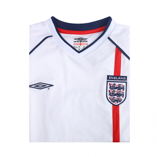 Men's England Home Jersey 2002 #Retro Ferdinand #5