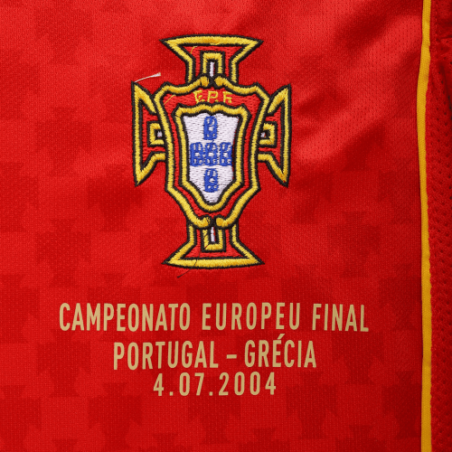Men's Portugal Home Jersey 2004 #Retro C.Ronaldo #17