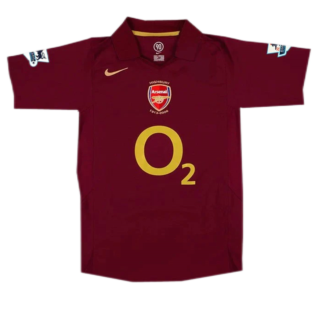 Men's Arsenal Home Jersey 2005/2006 #Retro Henry #14