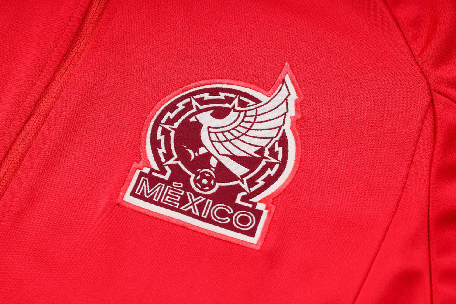 Men's Mexico Red Training Jacket + Pants Set 2023