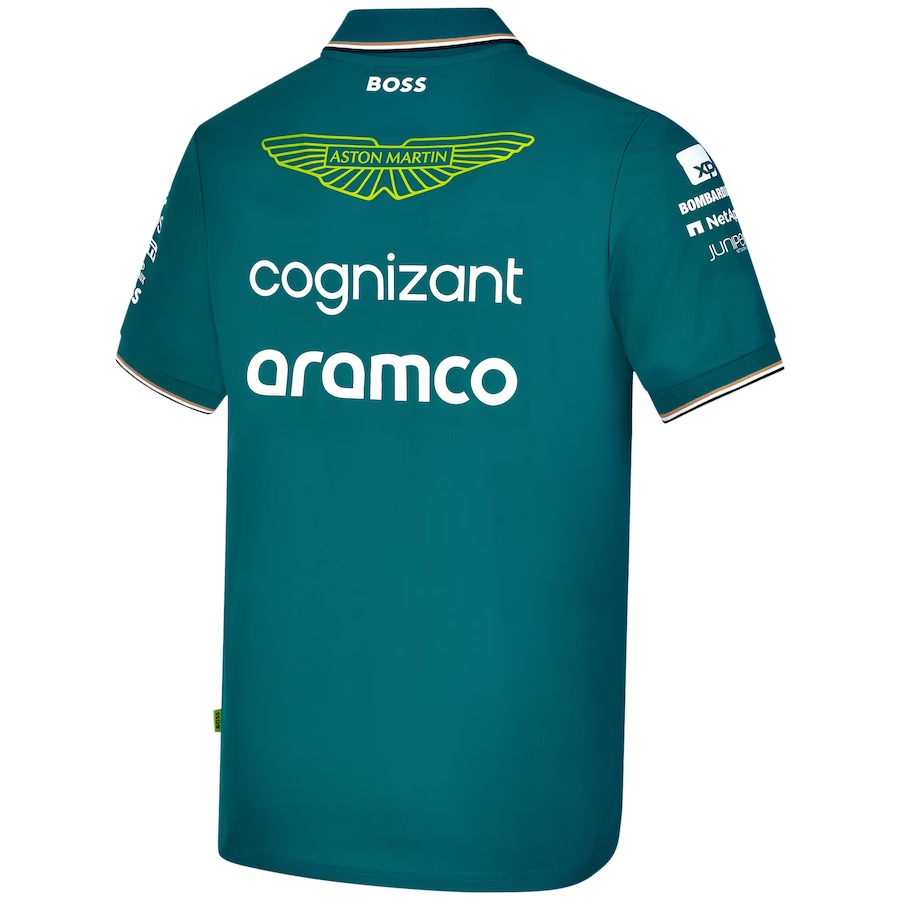Aston Martin 2023 Green F1 Team Polo Shirt Men's