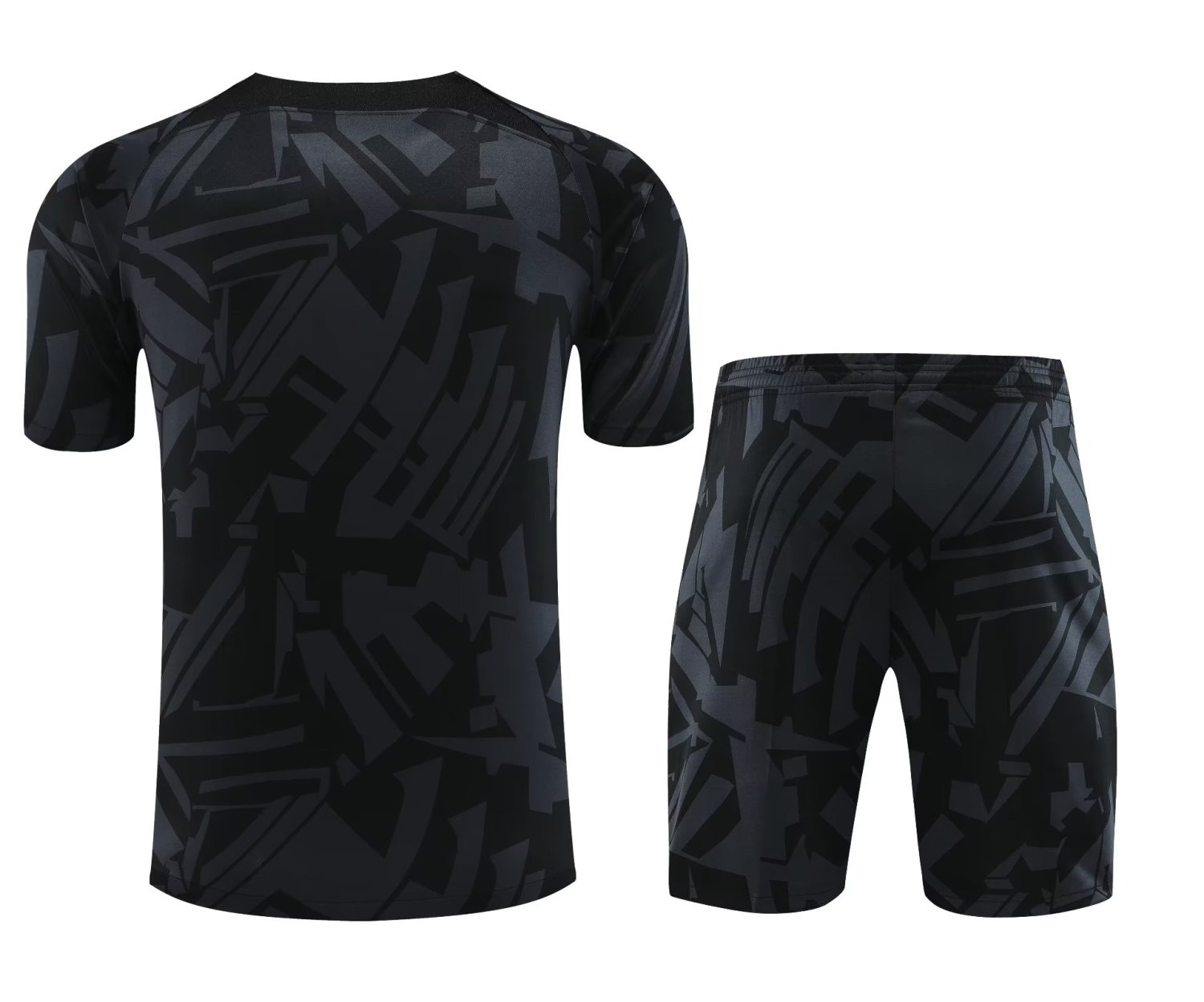 Men's PSG x Jordan Black Training Jersey + Short Set 23/24