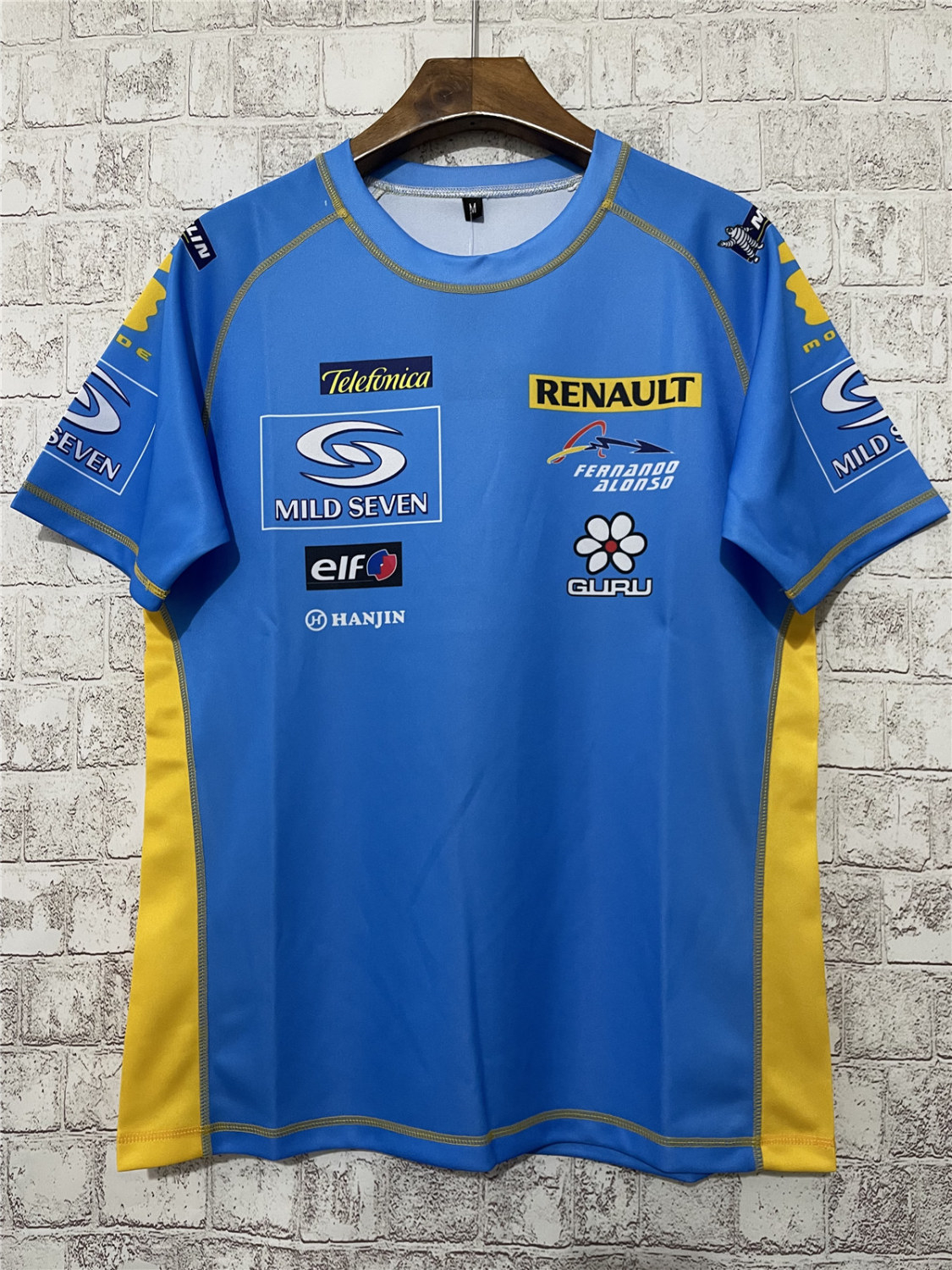 Men's Renault Fernando Alonso Blue F1 Team T-Shirt 2023