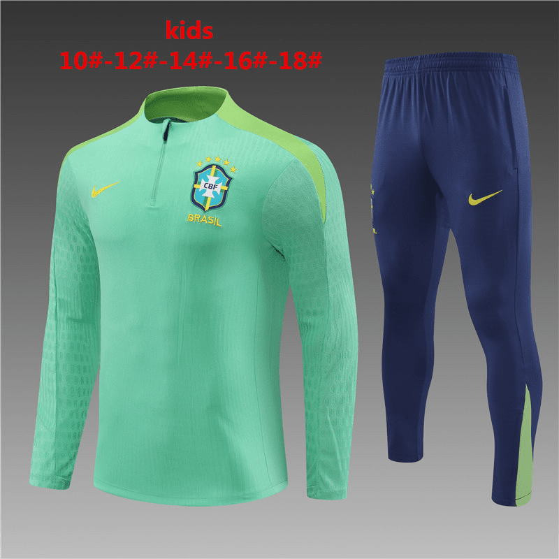 Kid's Brazil Green Training Set 2024